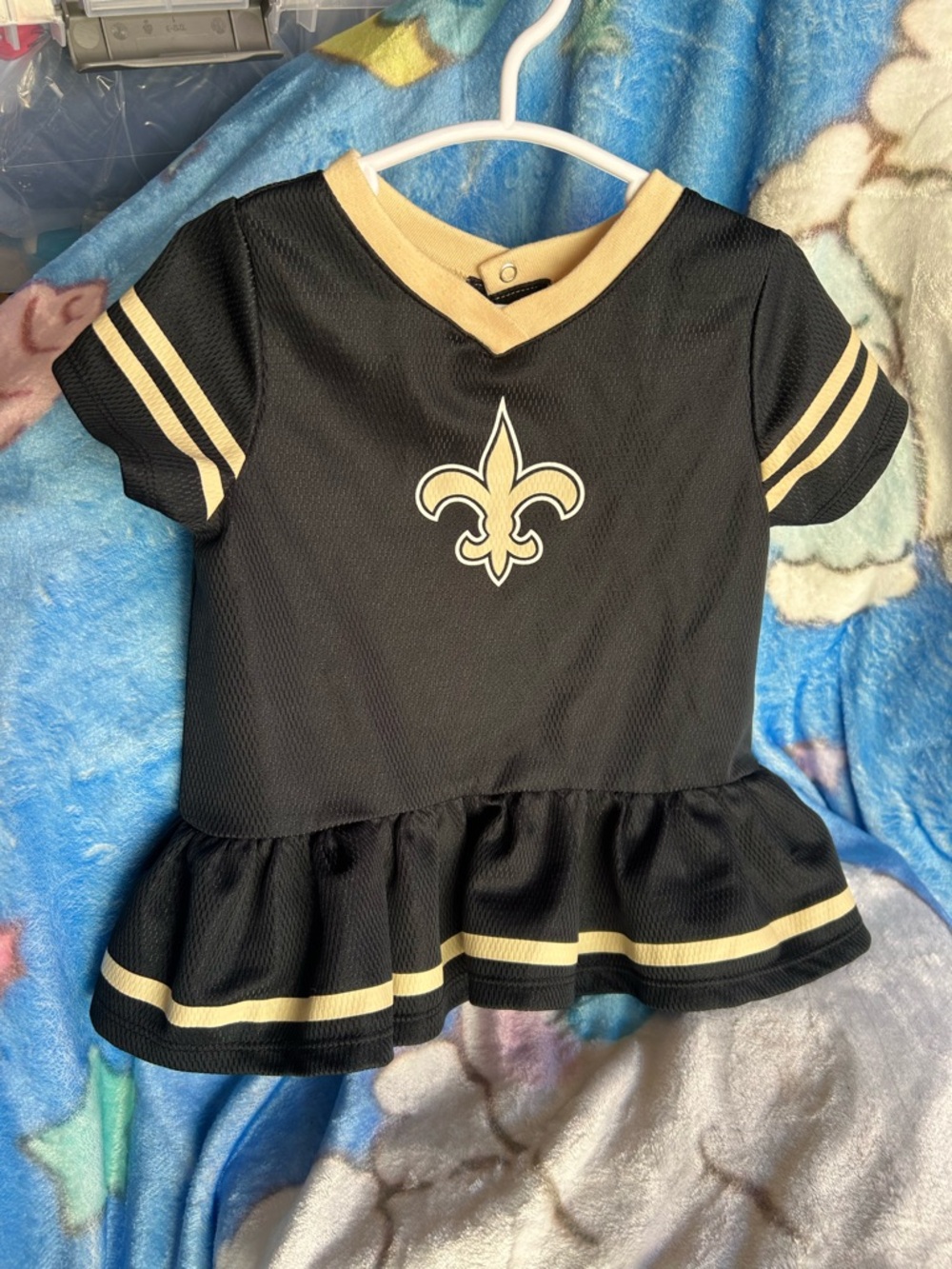 NFL Girls New Orleans saints dress 18 mos